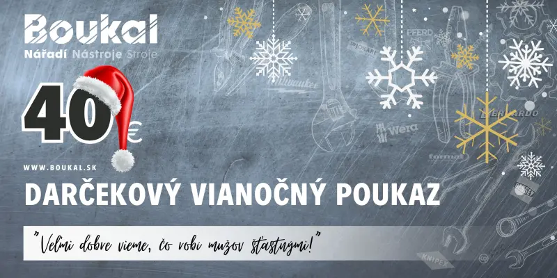 Darčekový poukaz vianočný v hodnote 40 € (DAPV1000SK40), DAPV1000SK40